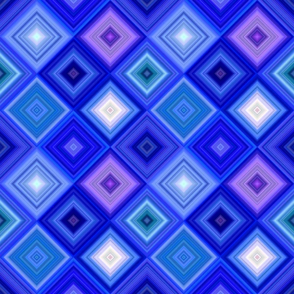 Mavi geometrik soyut çapraz kare desen - vektör arka plan — Stok Vektör