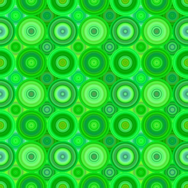 Fundo padrão círculo abstrato - projeto repetível verde — Vetor de Stock