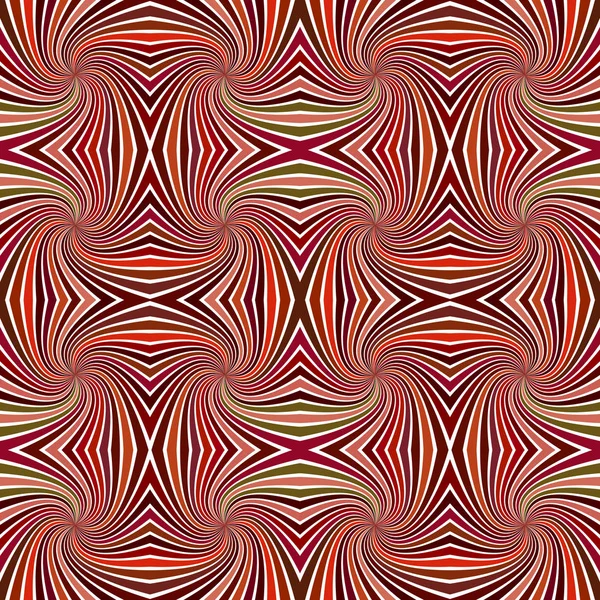 Braun abstrakte hypnotische nahtlose gestreifte Spiralmuster Hintergrunddesign — Stockvektor