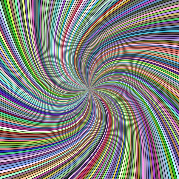 Fondo Banda Remolino Abstracto Hipnótico Colorido Diseño Ráfaga Rayos Curvos — Vector de stock