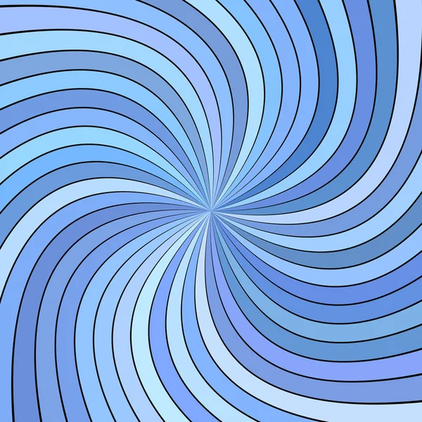 Azul psicodélico abstrato espiral ray explosão stripe fundo —  Vetores de Stock
