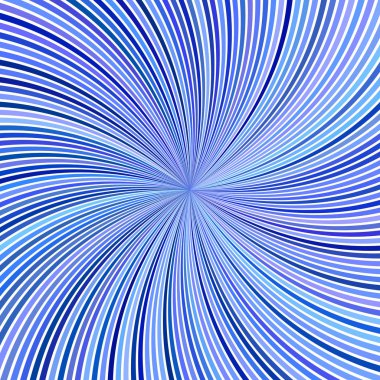 Mavi soyut psychedelic sarmal şerit arka plan - vektör çizim