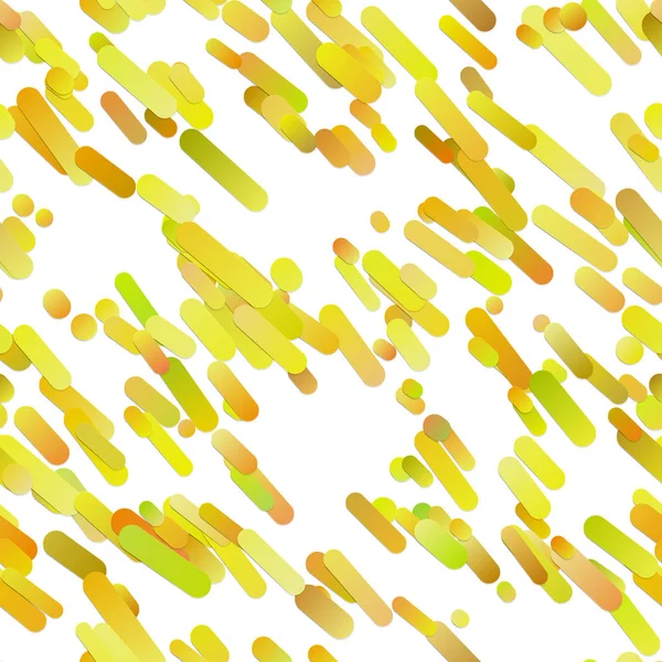 Patroon van de achtergrond van de gele abstracte naadloze Diagonale kleurovergang afgeronde streep — Stockvector