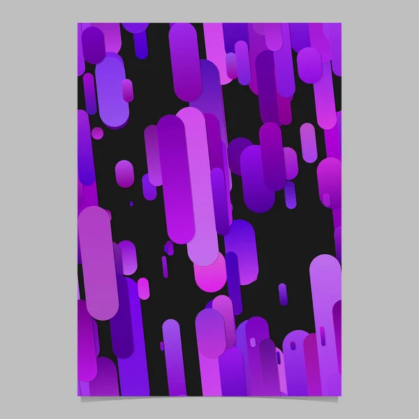 Plantilla de fondo de página de patrón de raya redondeada degradado de moda púrpura — Vector de stock