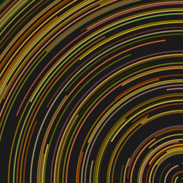 Colorato sfondo astratto grafico da linee curve concentriche — Vettoriale Stock