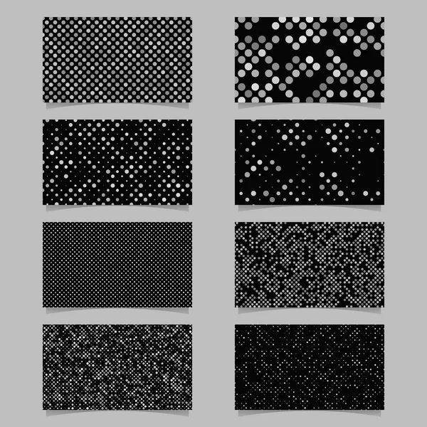 Geometryczne karty tło zestaw - wzory szablon wektor — Wektor stockowy