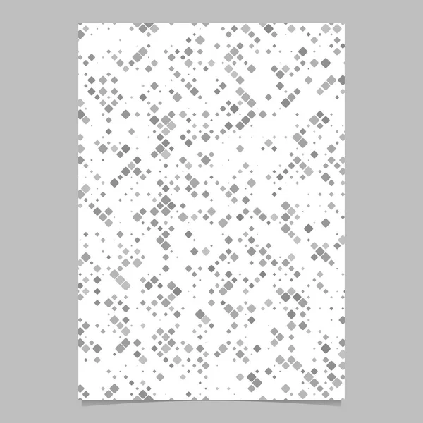 Серый абстрактный квадратный шаблон фоновой брошюры — стоковый вектор