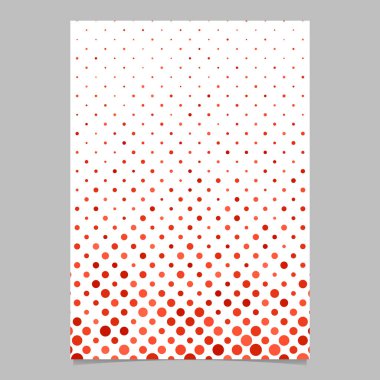 Daire desen broşür tasarımı - vektör kapak arka plan rengi