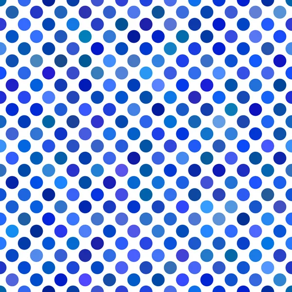 Blue seamless dot pattern background - vector graphic design — Stock Vector