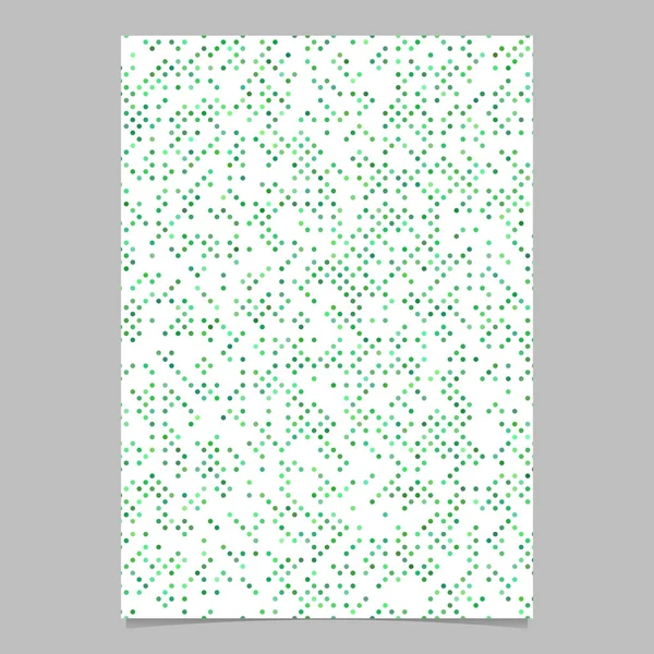 緑色の円パターン パンフレット背景 - ベクトルひな形テンプレート デザイン — ストックベクタ