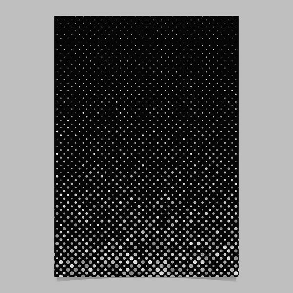 Fondo de folleto de patrón de círculo gris - diseño de papelería vectorial — Vector de stock