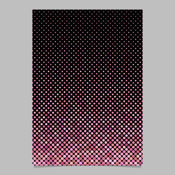 Plantilla de folleto de patrón de círculo abstracto - fondo de papelería vectorial — Vector de stock