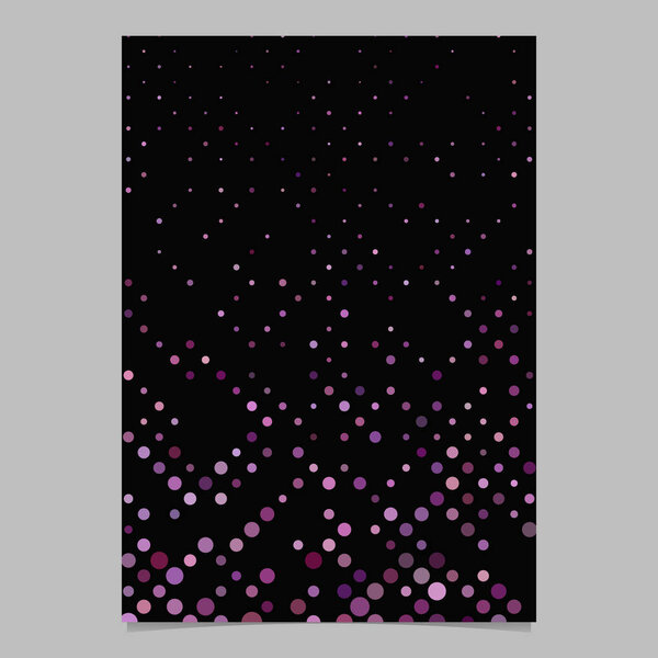 Purple geometric dot pattern page background template