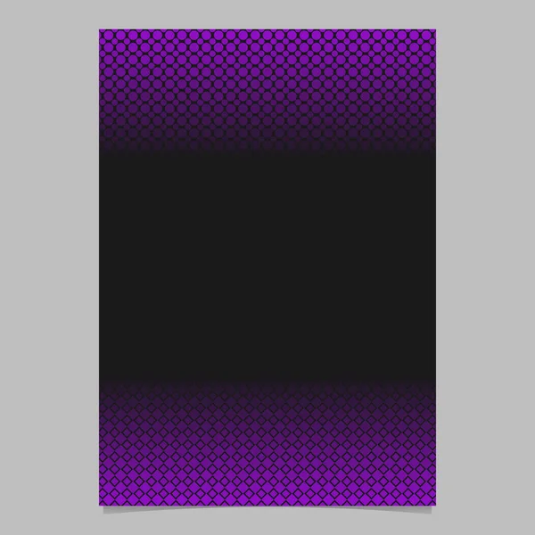 Наполовину геометрическая точка и квадратный шаблон брошюры фоновый шаблон — стоковый вектор