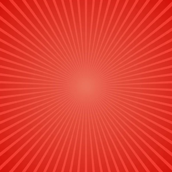 Fondo de explosión de rayo abstracto rojo - diseño gráfico de gradiente vectorial — Vector de stock