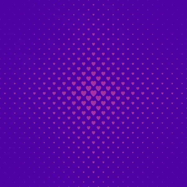 Abstract halftone heart pattern background - векторный дизайн — стоковый вектор