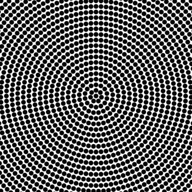 Retro daire desen arka plan - soyut tek renkli vektör tasarımı