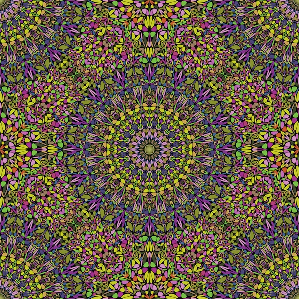 Naadloze geometrische Oosterse Mandala bloem ornament patroon achtergrond — Stockvector