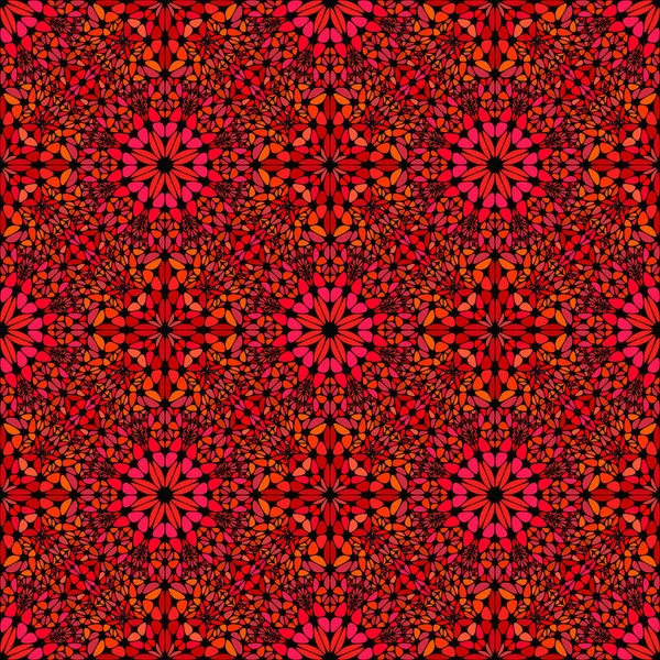Червона абстрактна гравійна мозаїка східний візерунок дизайн фону — стоковий вектор