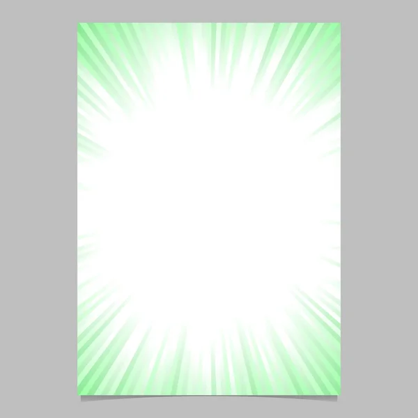 Plantilla de página de estallido de rayo - fondo de folleto de vector de gradiente — Vector de stock