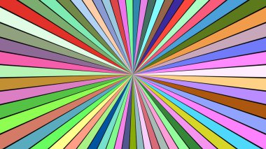 Renkli psychedelic geometrcial patlama kavramı arka plan - vektör grafik