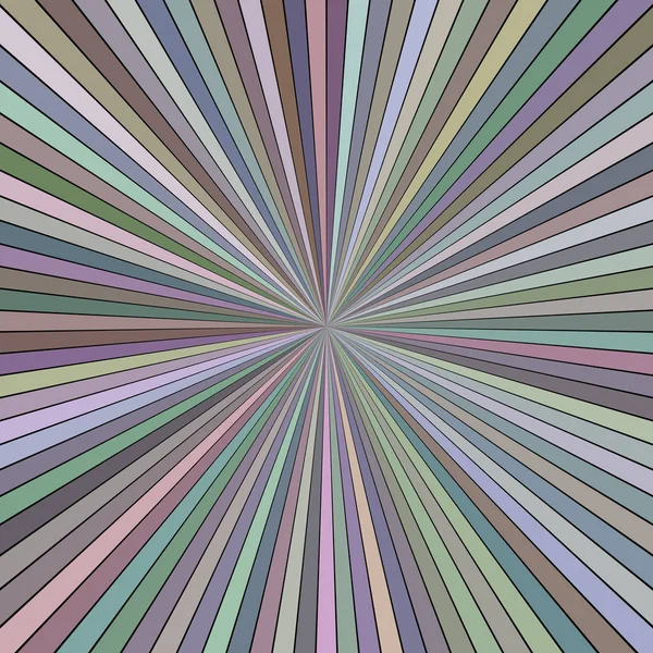 Барвистий гіпнотичний абстрактний смугастий промінь лопне дизайн фону — стоковий вектор