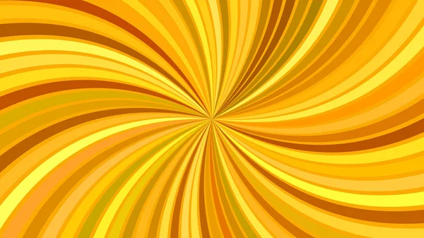 Naranja abstracto hipnótico espiral estallido raya fondo — Vector de stock