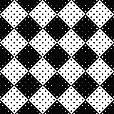 Soyut daire desen arka plan - tek renkli vektör grafik tasarım