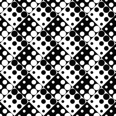 Monokrom dikişsiz geometrik nokta desen arka plan tasarımı