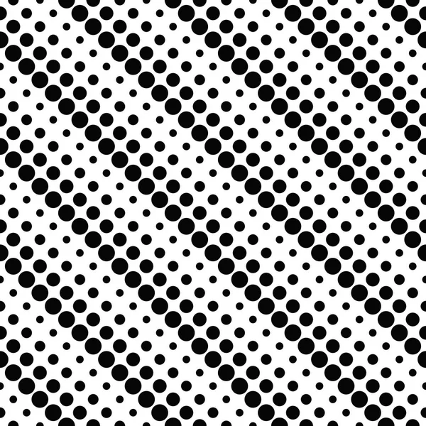 Nahtlose monochrome geometrische abstrakte Punktmuster Hintergrunddesign — Stockvektor
