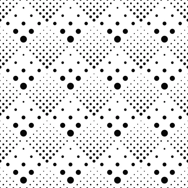 モノクロ幾何学的抽象的な円パターンの背景デザイン — ストックベクタ