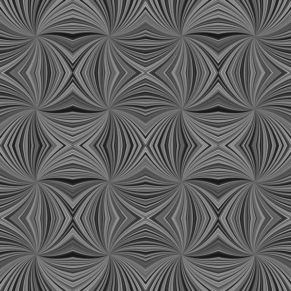 Cinza hipnótico abstrato sem costura padrão de vórtice listrado design de fundo — Vetor de Stock