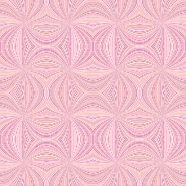 ピンクシームレスサイケデリック抽象的な渦巻き光線バーストストライプパターンの背景 — ストックベクタ