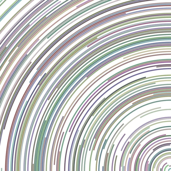 Anneau vectoriel coloré conception de fond à partir de lignes courbes concentriques — Image vectorielle