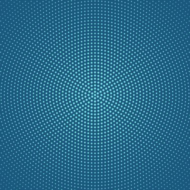 Geometrik yarı ton dairesel nokta desen arka plan tasarımı