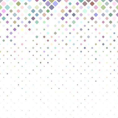 Geometrik yuvarlak kare desen arka plan - karelerden vektör tasarımı