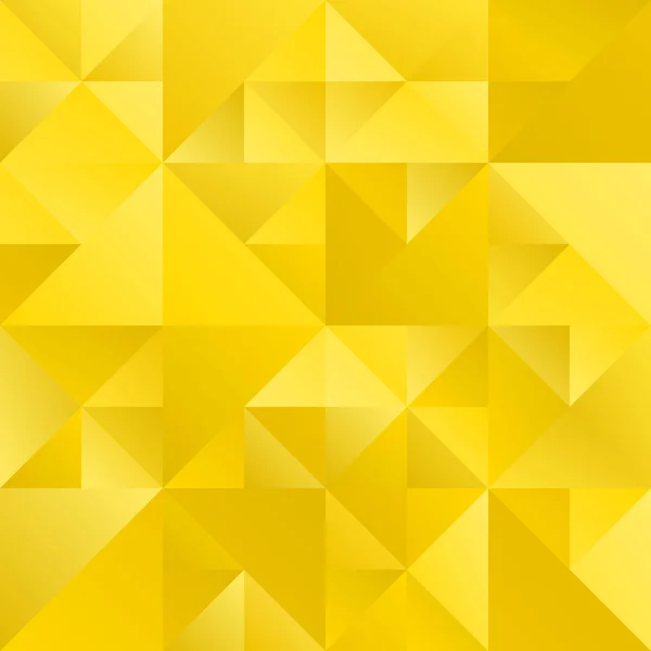 Golden dinamico minimale gradiente triangolo mosaico sfondo — Vettoriale Stock