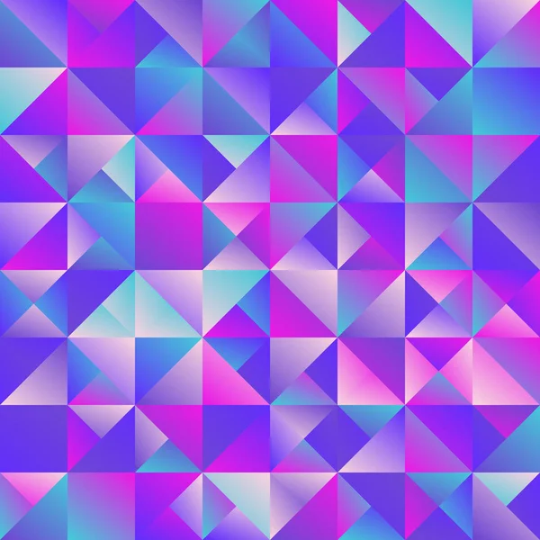 Abstract dynamic multicolor gradient triangle mosaic background — Stock Vector