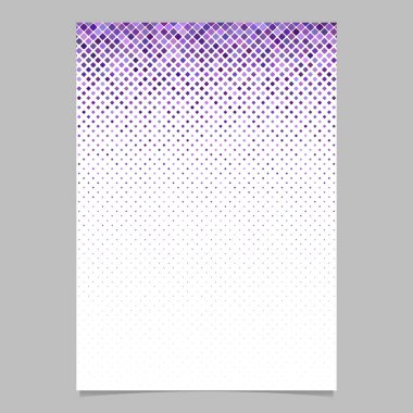 Geometrik diyagonal kare desen arka plan broşür şablonu - grafik tasarım