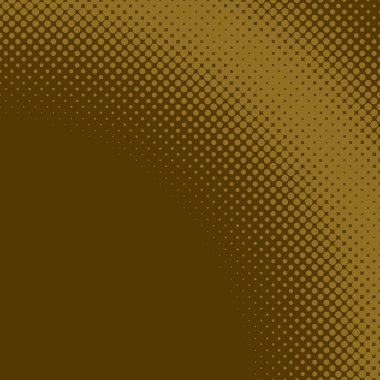 Kahverengi soyut halftone daire desen arka plan - vektör grafik tasarım