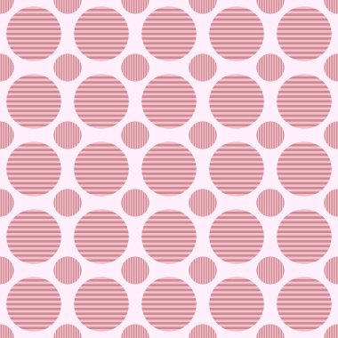 Dikişsiz geometrik daire desen arka plan tasarımı - vektör grafik