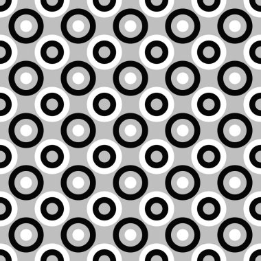 Soyut yineleme deseni - vektör daire arka plan çizimi