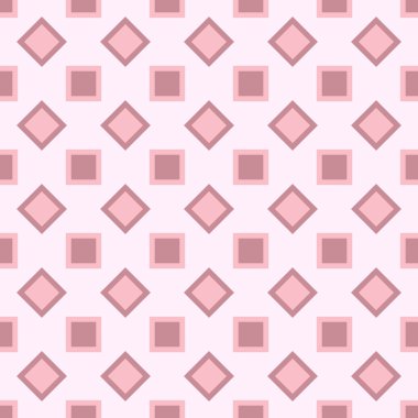 Dikişsiz soyut kare desen tasarım arka plan - vektör grafik