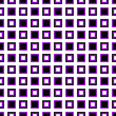 Kesintisiz geometrik kare desen arka plan - vektör çizim