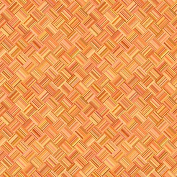 Orange géométrique diagonale rayé carré motif mosaïque fond — Image vectorielle