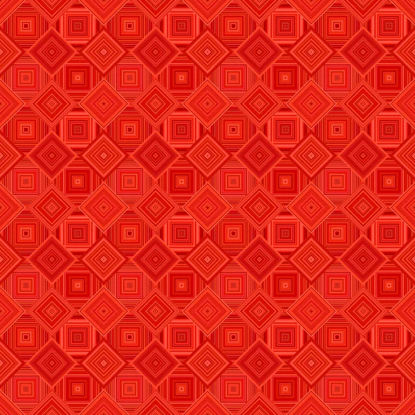 Vermelho geométrico diagonal quadrado azulejo mosaico fundo padrão — Vetor de Stock