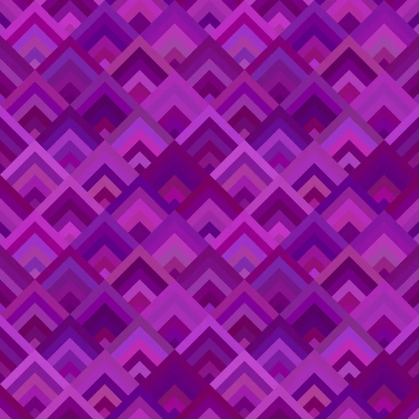 Mosaico cuadrado diagonal geométrica púrpura patrón de fondo — Archivo Imágenes Vectoriales