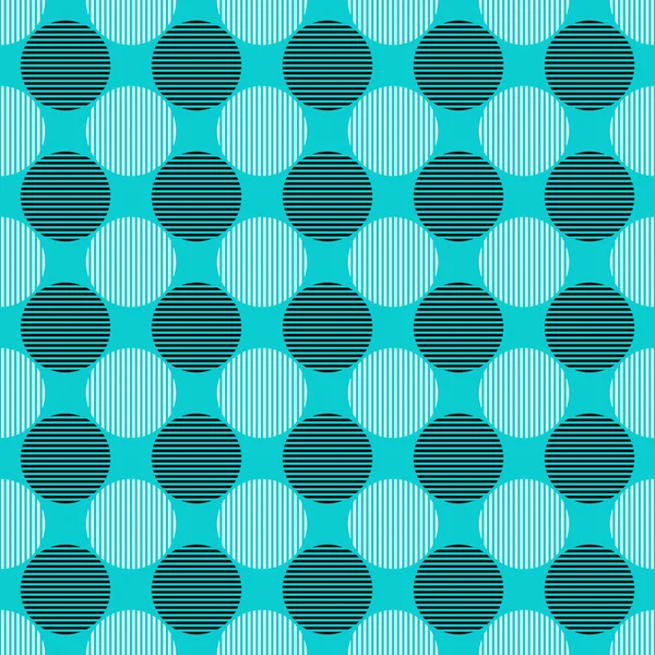 Modèle simple sans couture - illustration de fond de cercle vectoriel — Image vectorielle