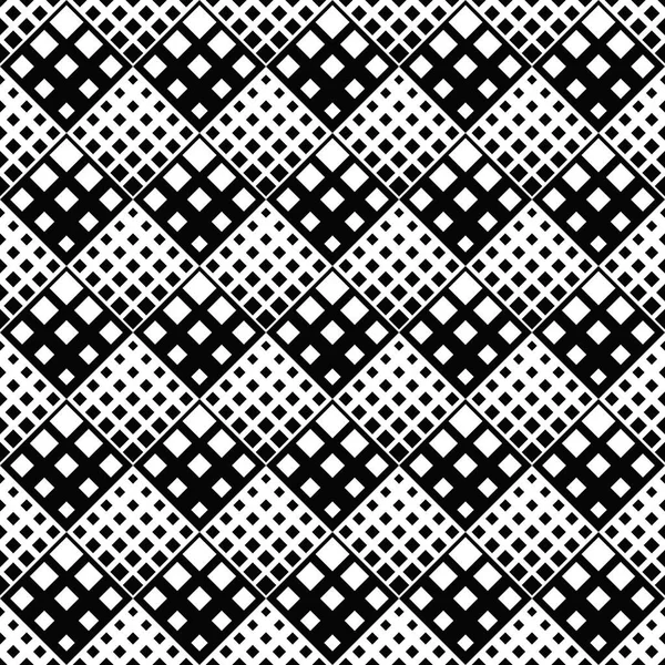 抽象的なシームレスな幾何学的正方形パターンの背景デザイン — ストックベクタ