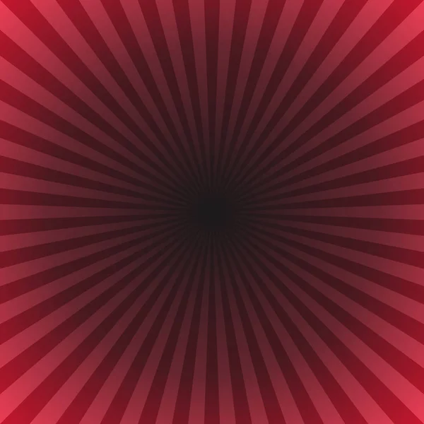 Dark Red Dynamic Ray Burst-achtergrond-ontwerp met verloop vector — Stockvector